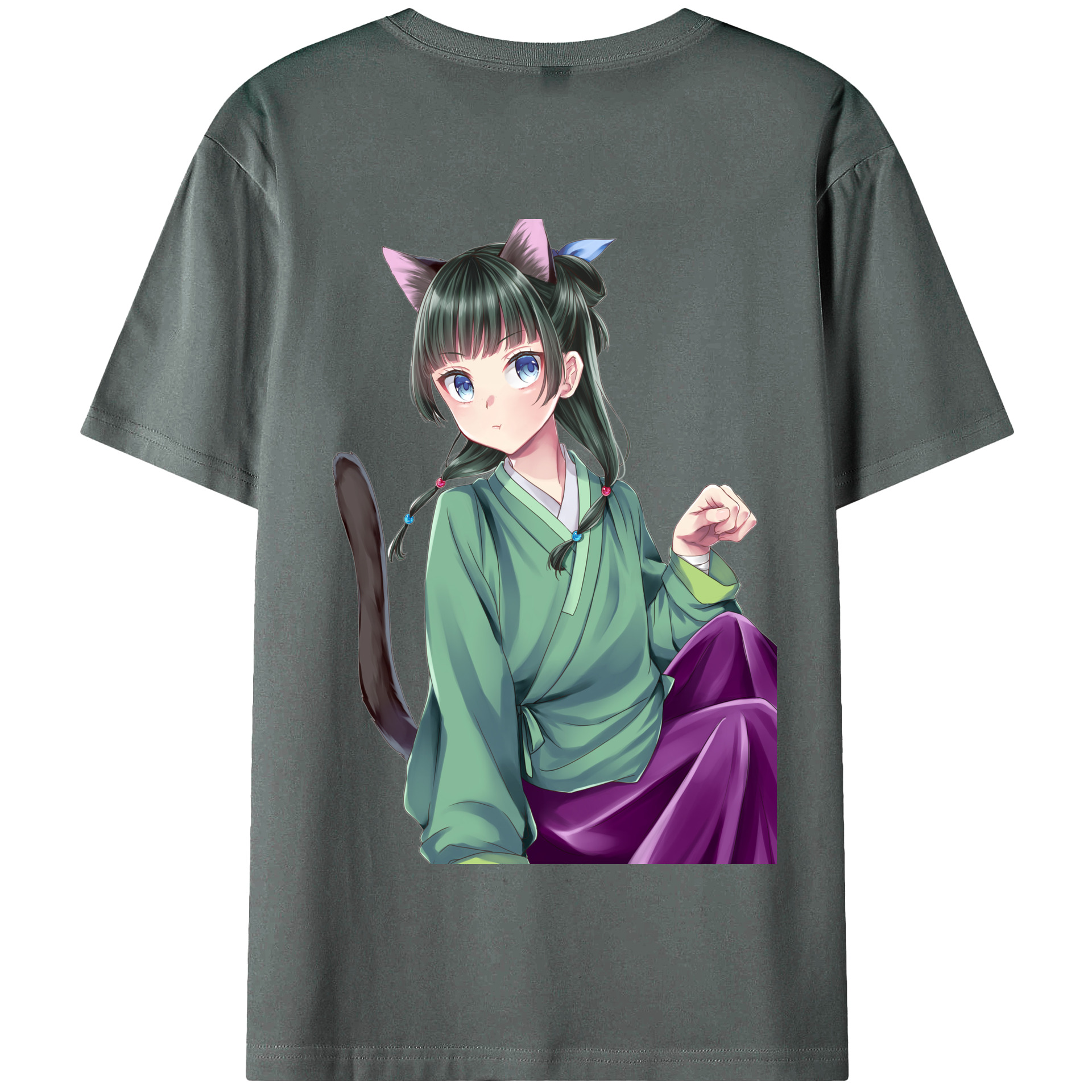 （画像用） 薬屋のひとりごと The Apothecary Diaries 綿100％半袖Tシャツ（背面プリント）